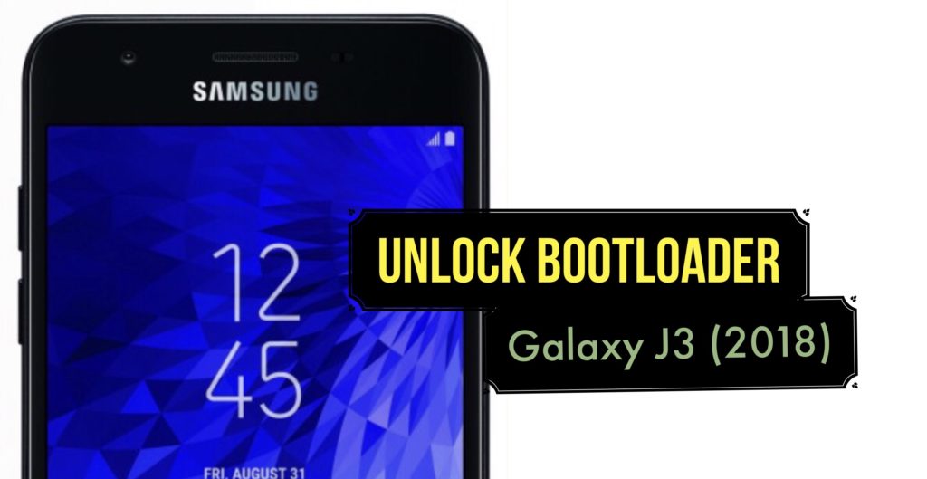 unlock bootloader on Galaxy J3 (2018) OEM unlock
