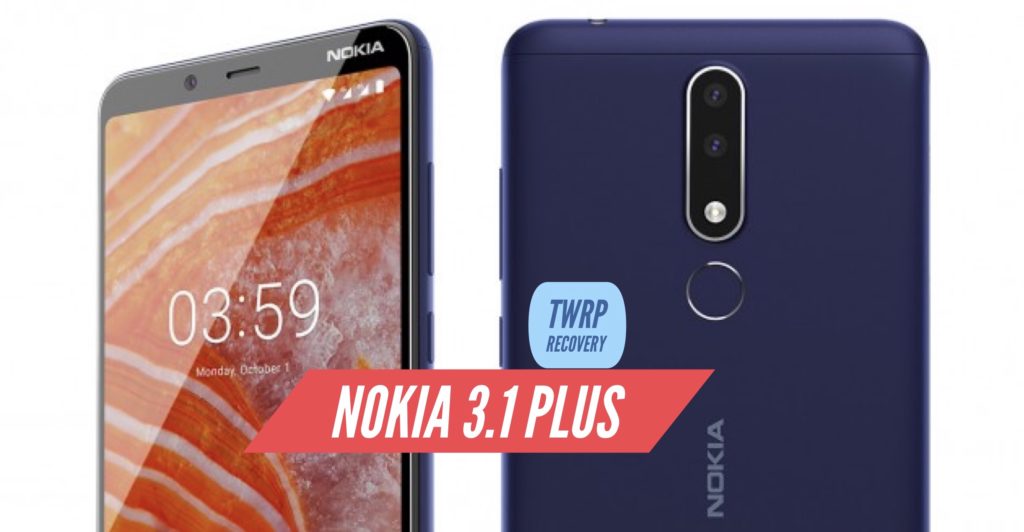 TWRP Nokia 3.1 Plus