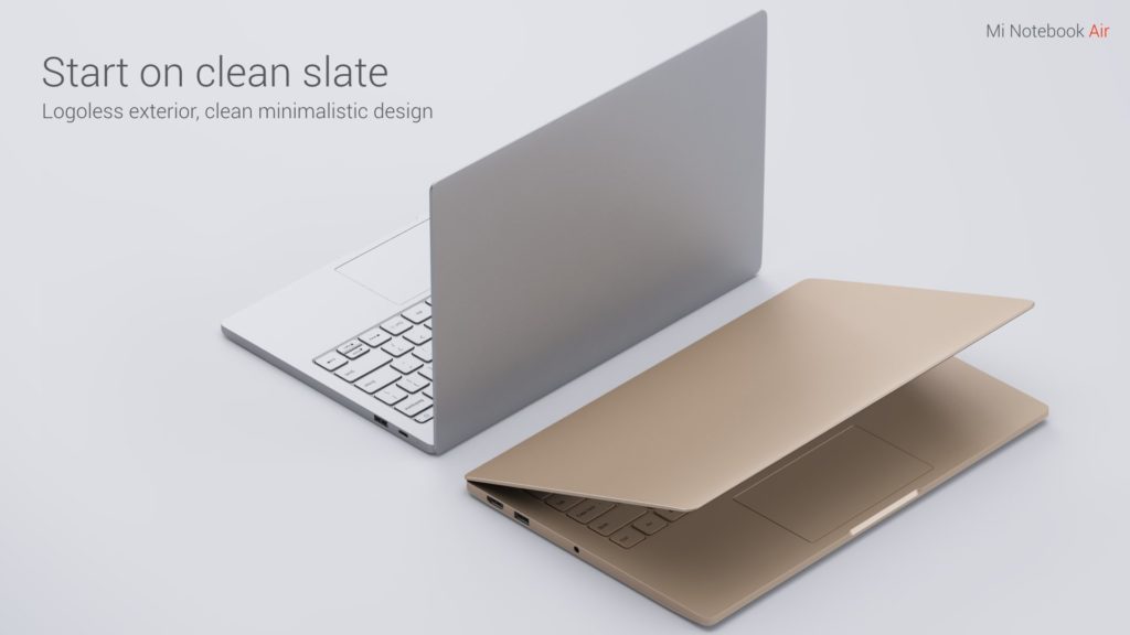 New Xiaomi mi Notebook air